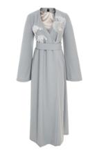 Lake Studio Embellished Midi Wrap Dress