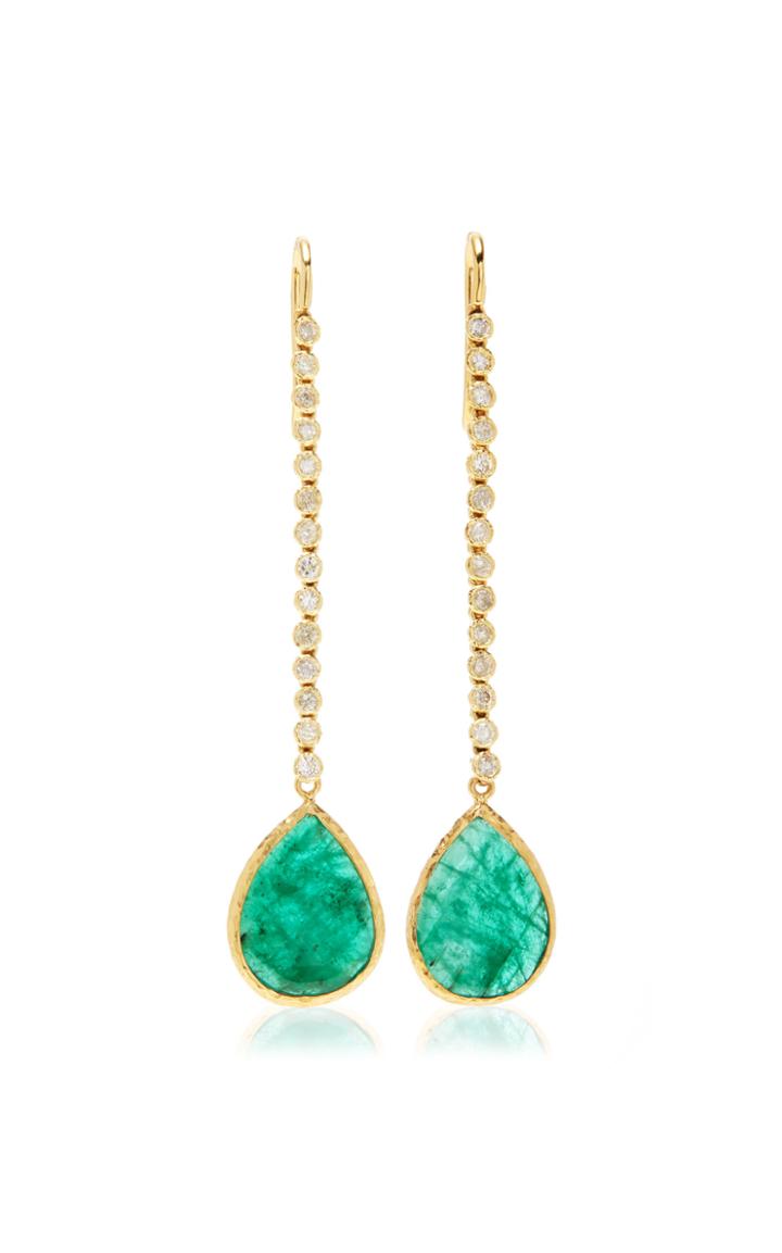 Octavia Elizabeth Convertible Emerald Kelly Earring