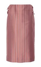Jonathan Cohen Frida Striped Silk Pencil Skirt