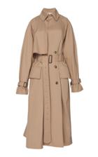 Cyclas Accent Belt Cotton Trench Coat