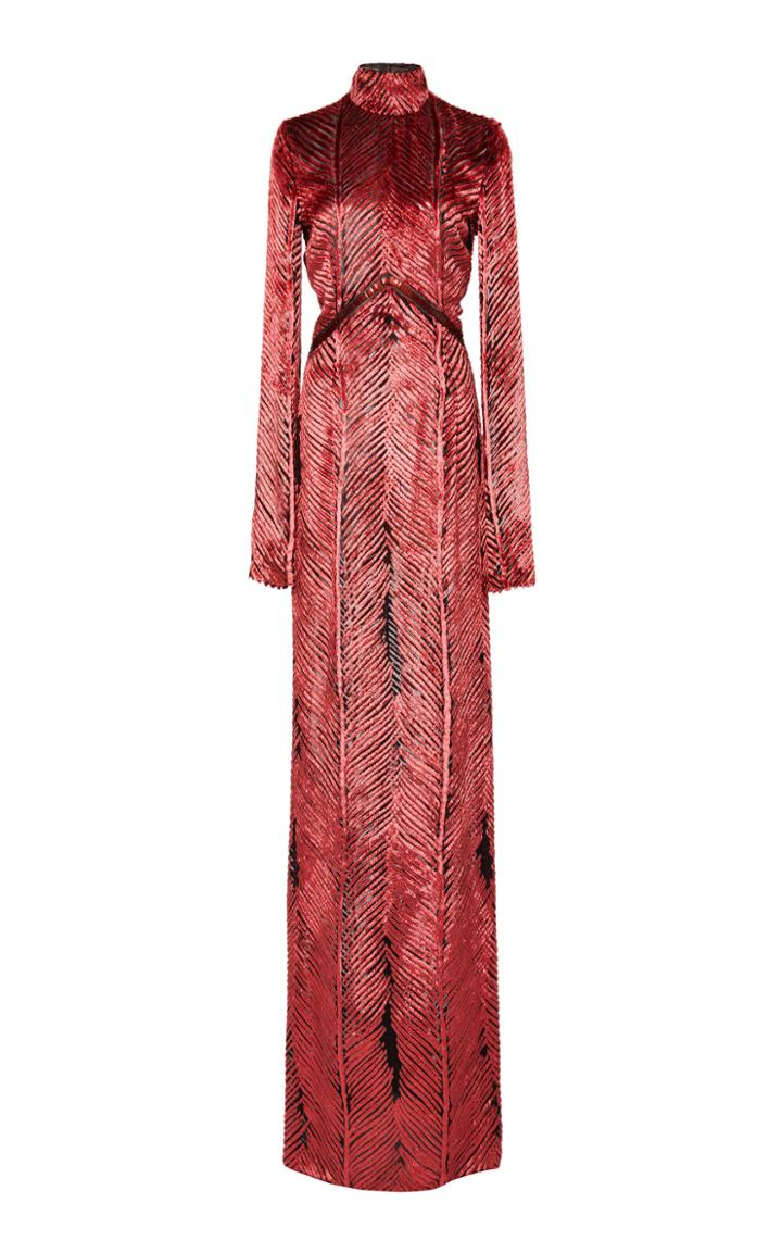 J. Mendel Long Sleeve Gown