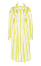 Moda Operandi Maison Rabih Kayrouz Striped Satin Dress Size: 34