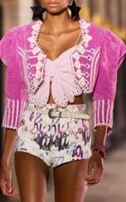 Moda Operandi Isabel Marant Cidela Velvet Cropped Bolero