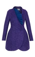 Rasario Wrap Effect Lurex Mini Dress