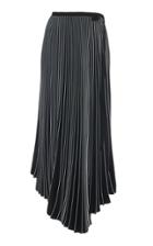 Proenza Schouler Asymmetric Pleated Crepe Maxi Skirt Size: 0