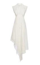 Loewe Lace-accented Cotton-linen Dress