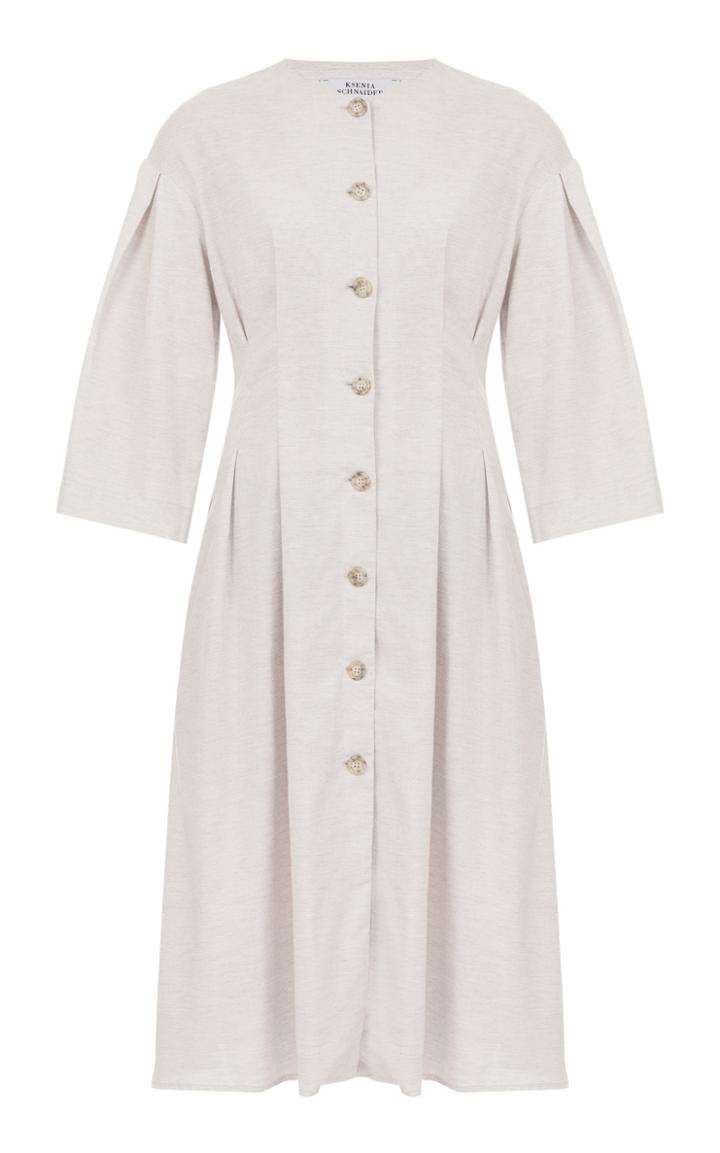 Ksenia Schnaider Midi Button Down Dress