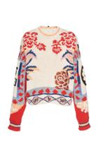 Etro Intarsia-knit Cotton Sweater
