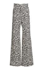 Moda Operandi A.w.a.k.e. Mode Zebra-print Cotton Wide-leg Trousers