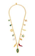Moda Operandi Sylvia Toledano Luckycharms Multi Stone Necklace
