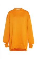 Tibi Corded Poly Sweater Oversize Tunic Pull Over