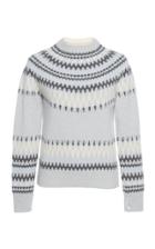Adam Lippes Fairisle Wool Cashmere Sweater