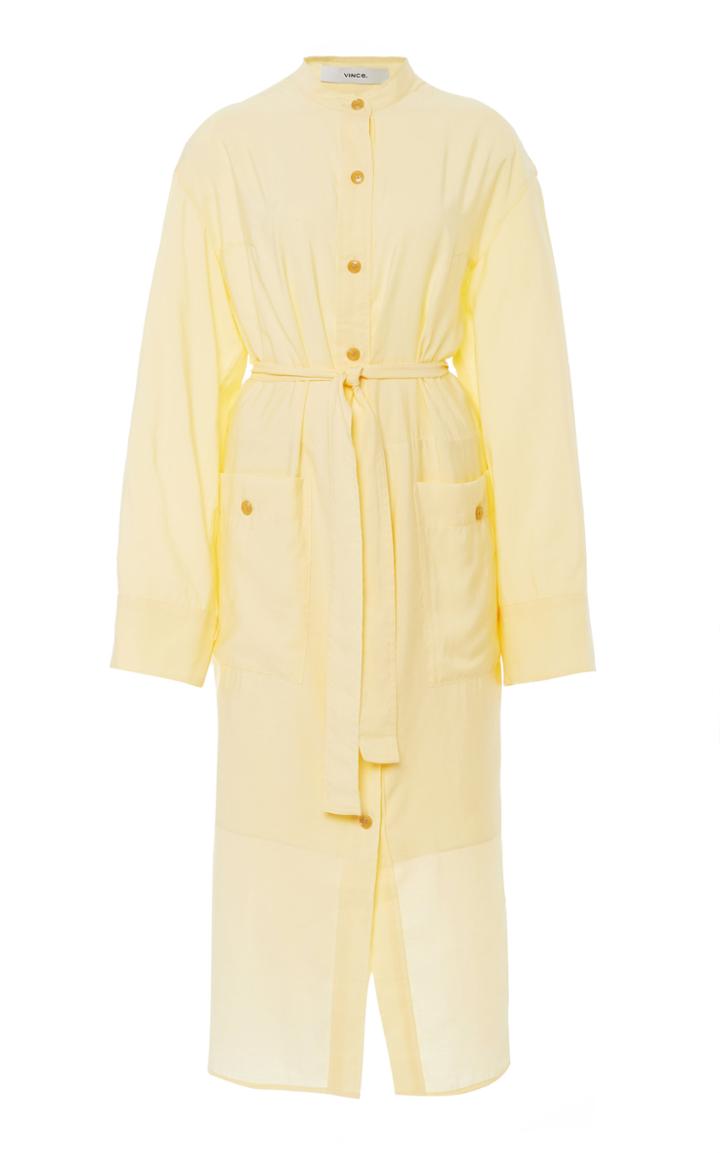 Vince Lightweight Button-down Poplin Maxi Dress