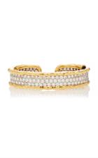 Vintage Van Cleef & Arpels 18k Gold And Diamond Cuff