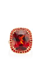 Erica Courtney Spessartite Garnet Cathedral Ring