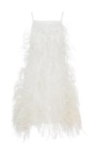 Moda Operandi Cult Gaia Shannon Feather-embellished Silk Mini Dress Size: S