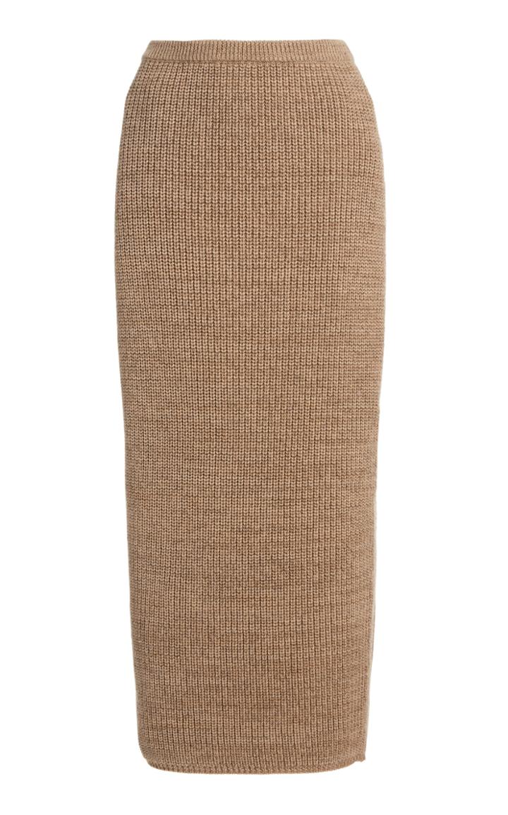 Adam Lippes Wool-blend Knit Pencil Skirt