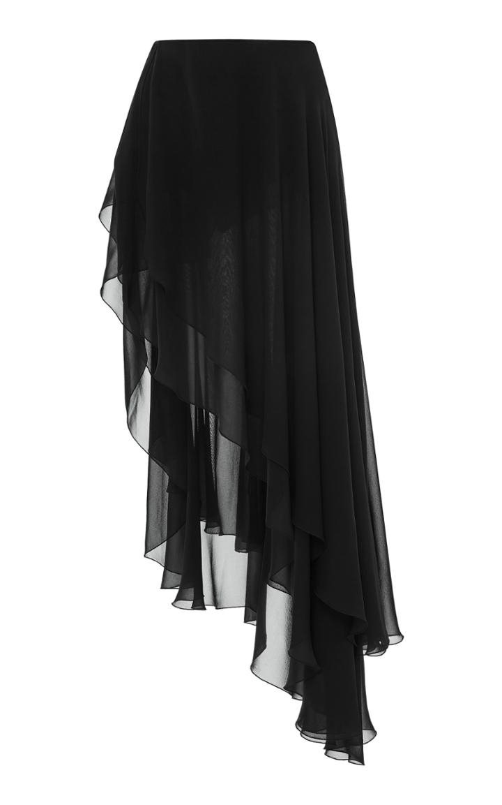 Elie Saab Asymmetrical Ruffled Skirt