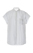 Moda Operandi Maison Margiela Short-sleeve Striped Gauze Top Size: 36