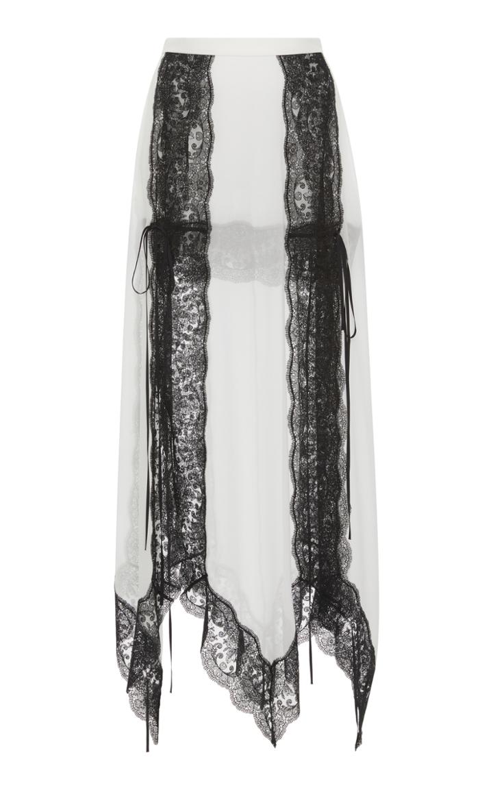 Christopher Kane Lace Trim Layered Skirt