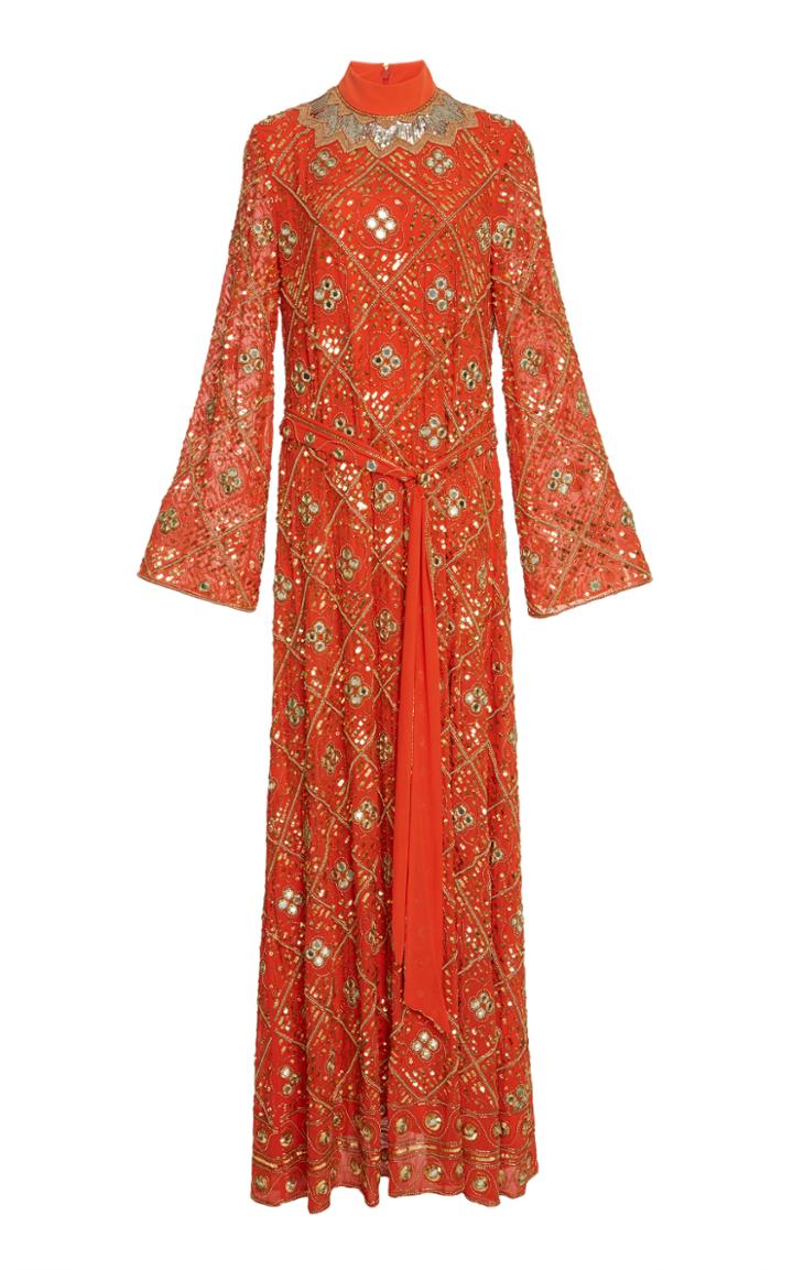 Tory Burch Naomi Beaded Gown