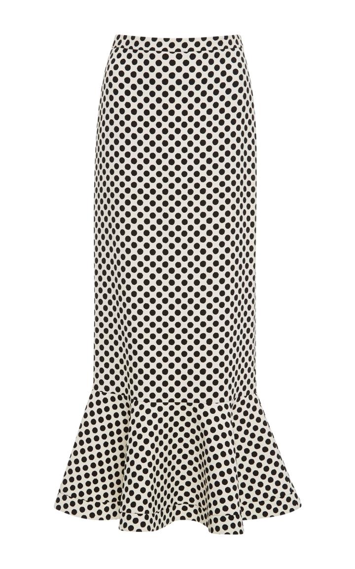 Saloni Portia High Waisted Midi Skirt