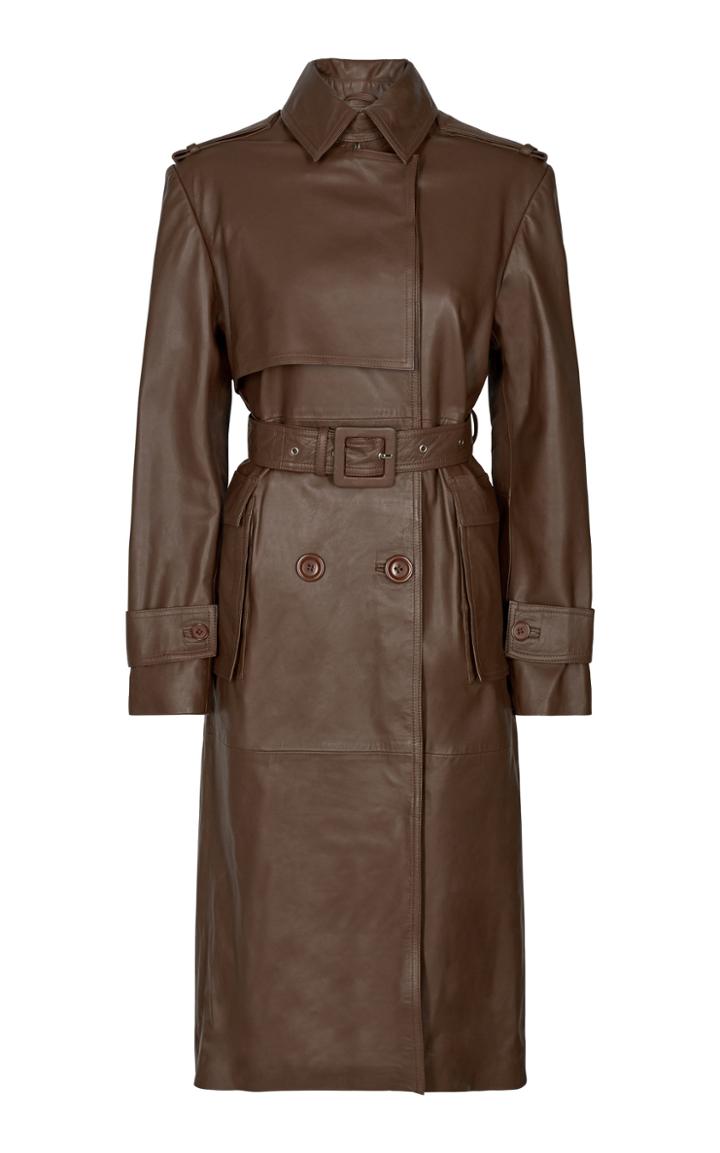 Moda Operandi Remain Pirello Leather Trench Coat
