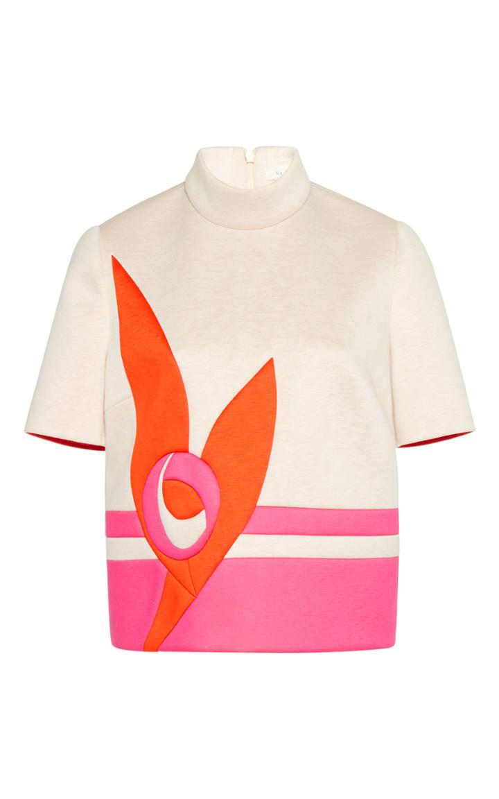 Delpozo Dcoupage Top