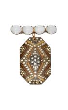 Lulu Frost M'o Exclusive Vintage Antique Moonstone Cabochon Brooch