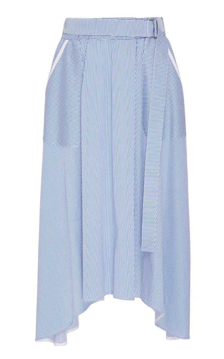 Smarteez Striped Asymmetric Skirt