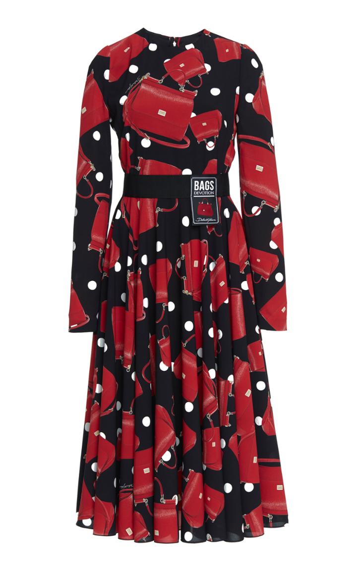 Dolce & Gabbana Handbag Printed Dress