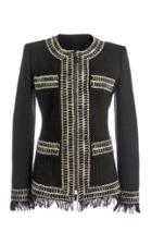 Moda Operandi Andrew Gn Fringed Wool-blend Blazer
