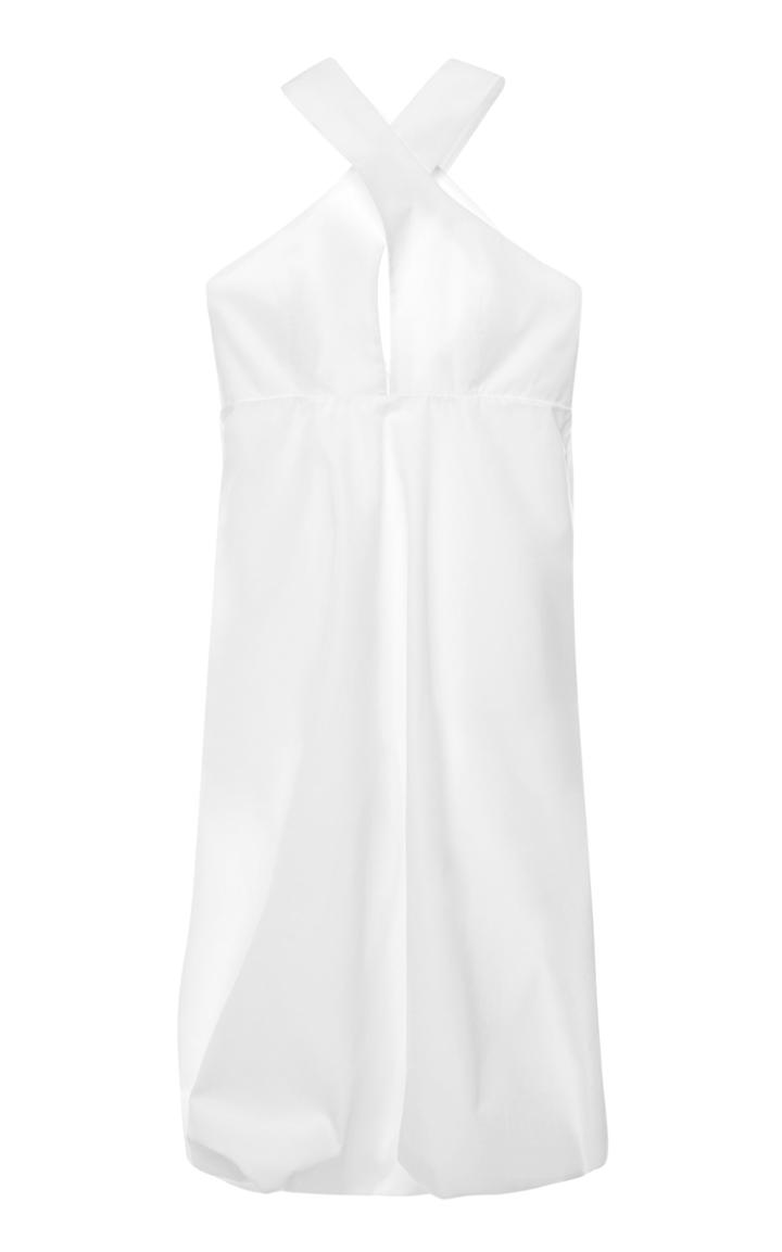 Moda Operandi Salvatore Ferragamo Cotton Halter Dress Size: 38
