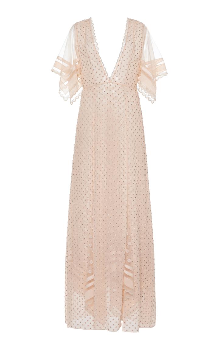 Moda Operandi Altuzarra Sifia Embellished Silk Maxi Dress Size: 34