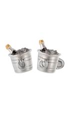 Jan Leslie Champagne Bucket Cufflinks