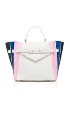 Sara Battaglia Plisse Grace Leather Bag