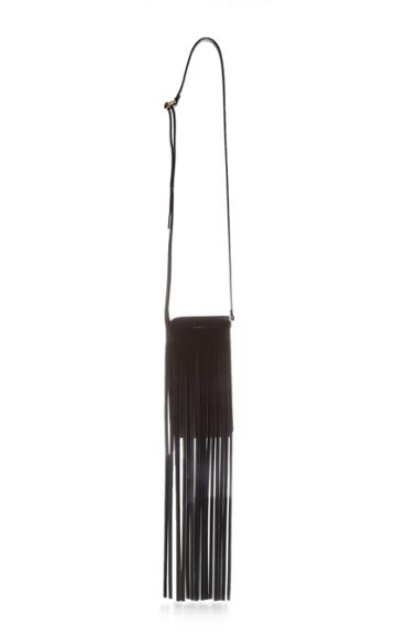 Ree Projects Do Fringed Leather Neck Pouch