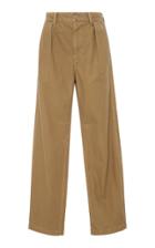 Citizens Of Humanity Avery Pleated Wide-leg Chino Pants