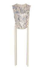 Tre By Natalie Ratabesi Sequin-embroidered Fencing Top
