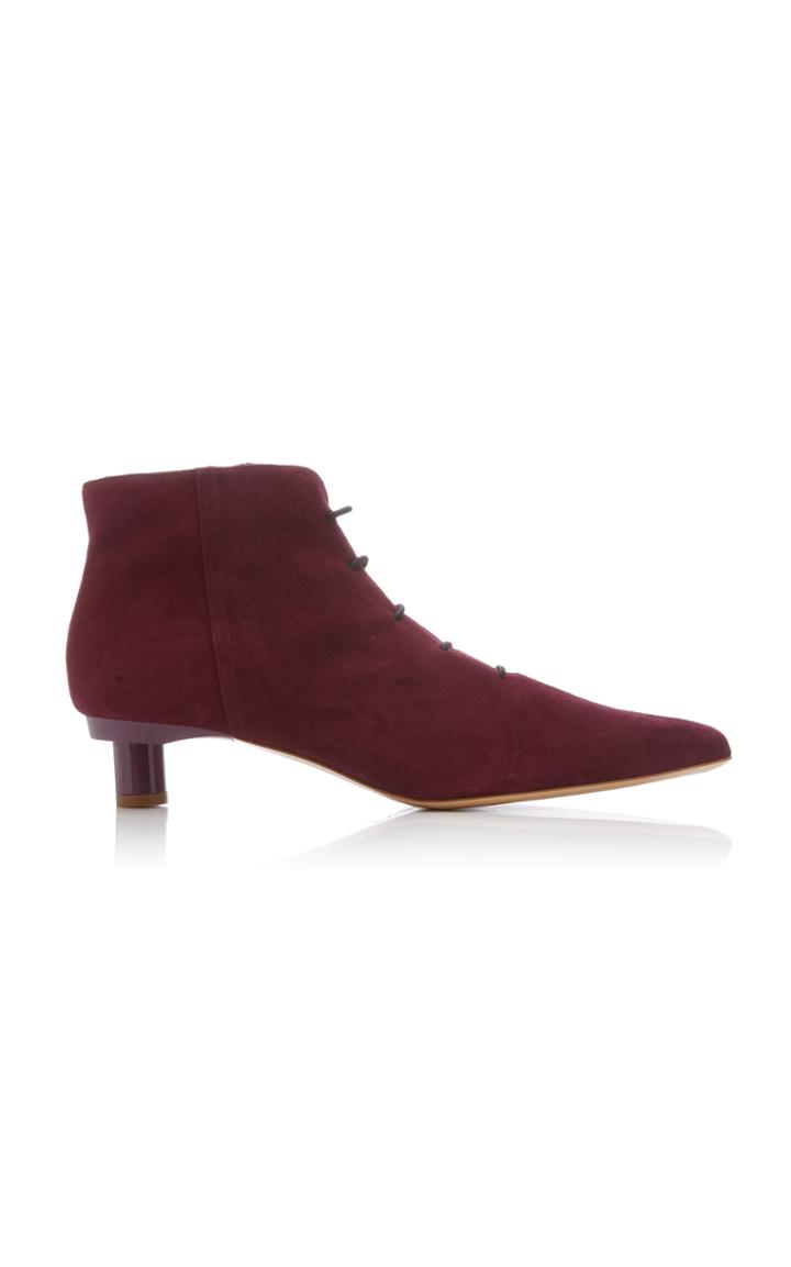 Tibi Asher Suede Booties