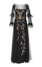 Alberta Ferretti Tulle Gown