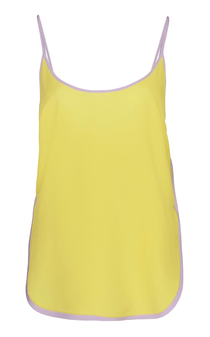 Emilio Pucci Scoop Neck Silk Tank Top