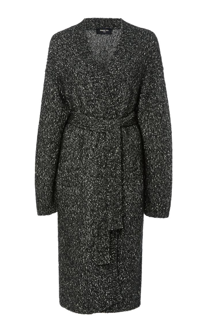 Paule Ka Longline Knit Cardigan