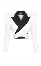 Moda Operandi Balmain Monogrammed Jacquard Blazer