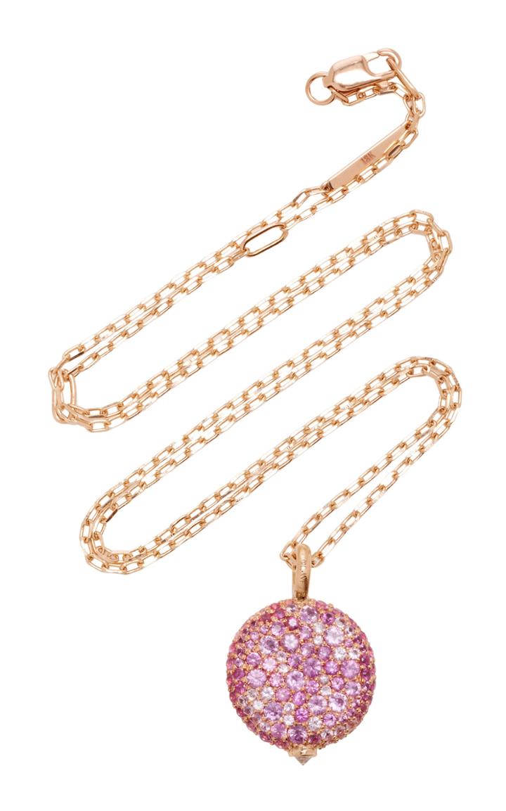 Walters Faith Chantecallie Pink Sapphire Pebble Chain Necklace