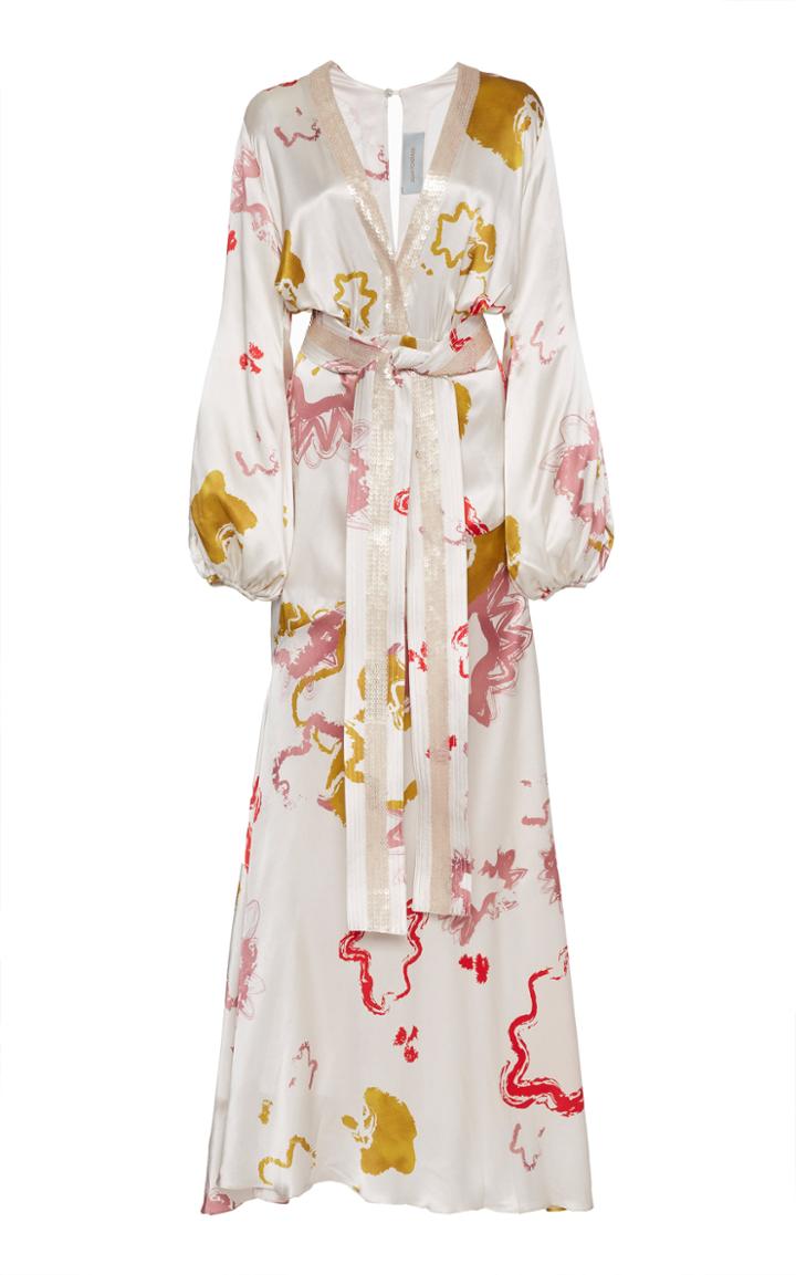 Moda Operandi Silvia Tcherassi Capri Printed Silk-blend Maxi Dress
