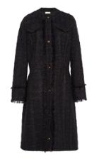 Tory Burch Aria Tweed Longline Coat