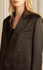 Moda Operandi Vince Crushed Satin Boyfriend Blazer