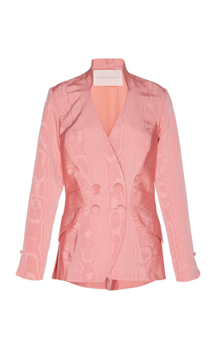 Sandra Mansour Ciel Rose Moir Jacket