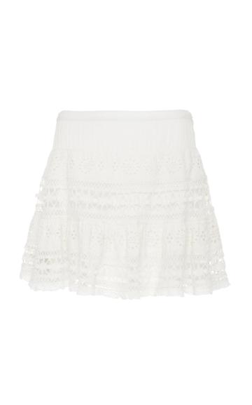 Loveshackfancy Jillian Eyelet Skirt